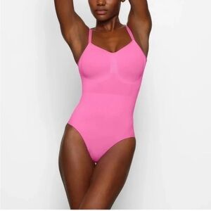 SKIMS Pink Bodysuit